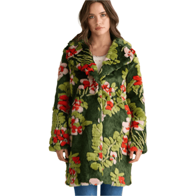 Talisman Florence Coat Green Floral