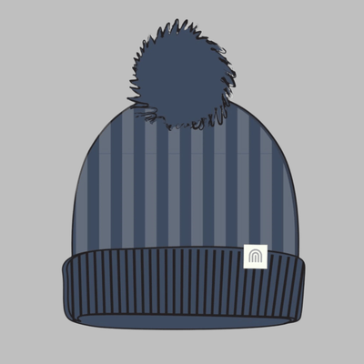 Kynd Baby Gots Chunky Rib Knit Beanie Navy