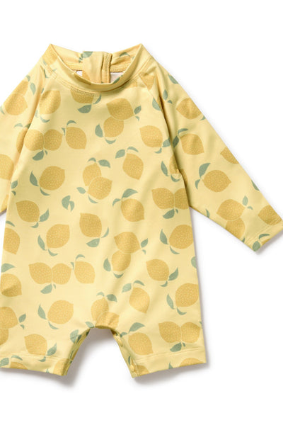 Wilson and Frenchy Lemon Drop One Piece Boyleg Swimsuit