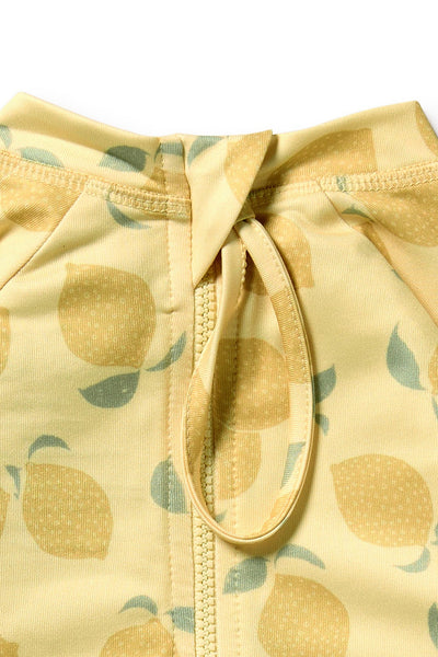 Wilson and Frenchy Lemon Drop One Piece Boyleg Swimsuit
