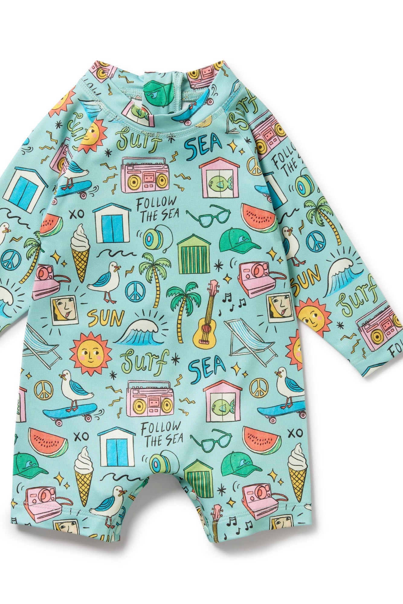 Wilson and Frenchy Sun Surf & Sea One Piece Boyleg Swimsuit