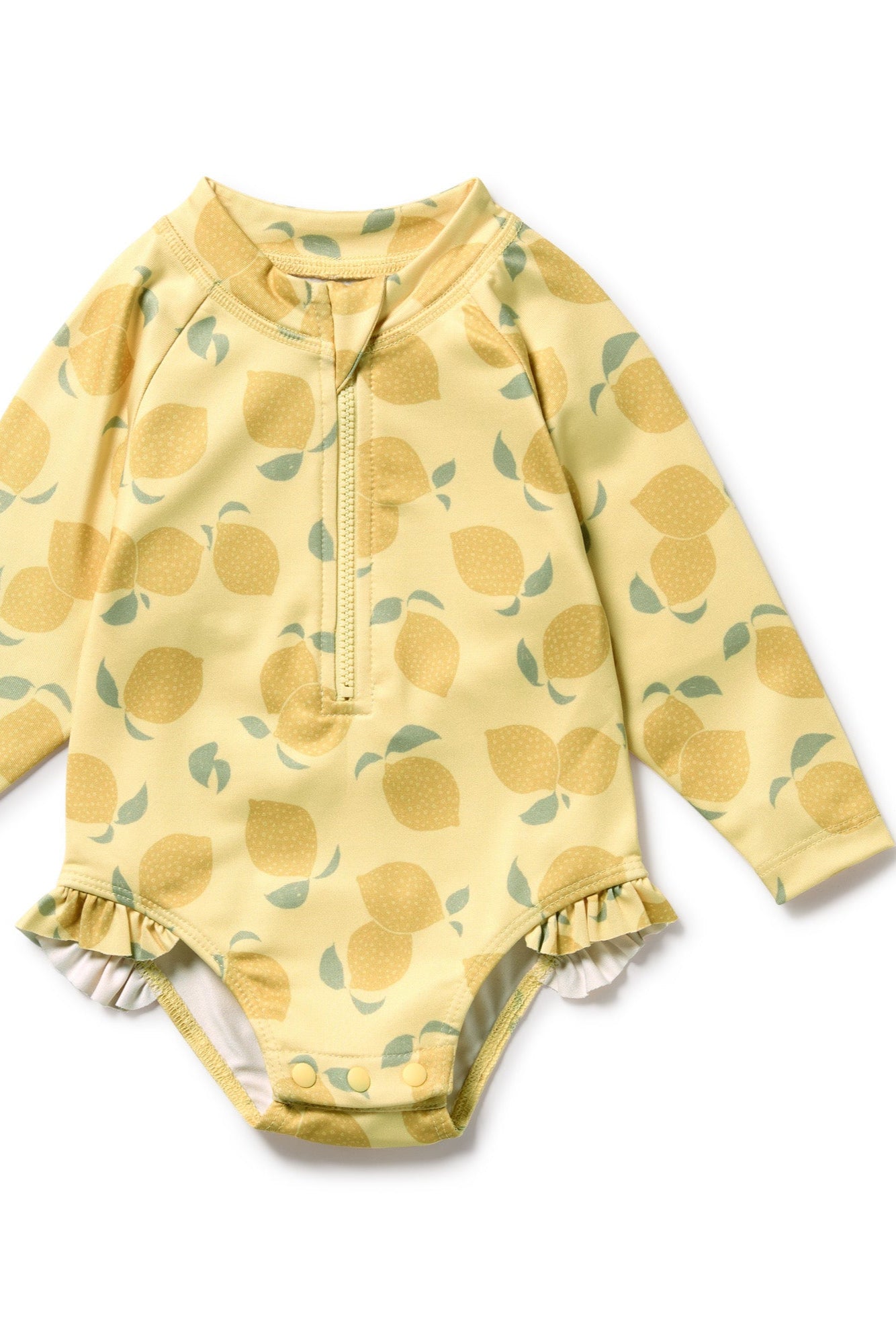 Wilson and Frenchy Lemon Drop Long Sleeved Swimsuit