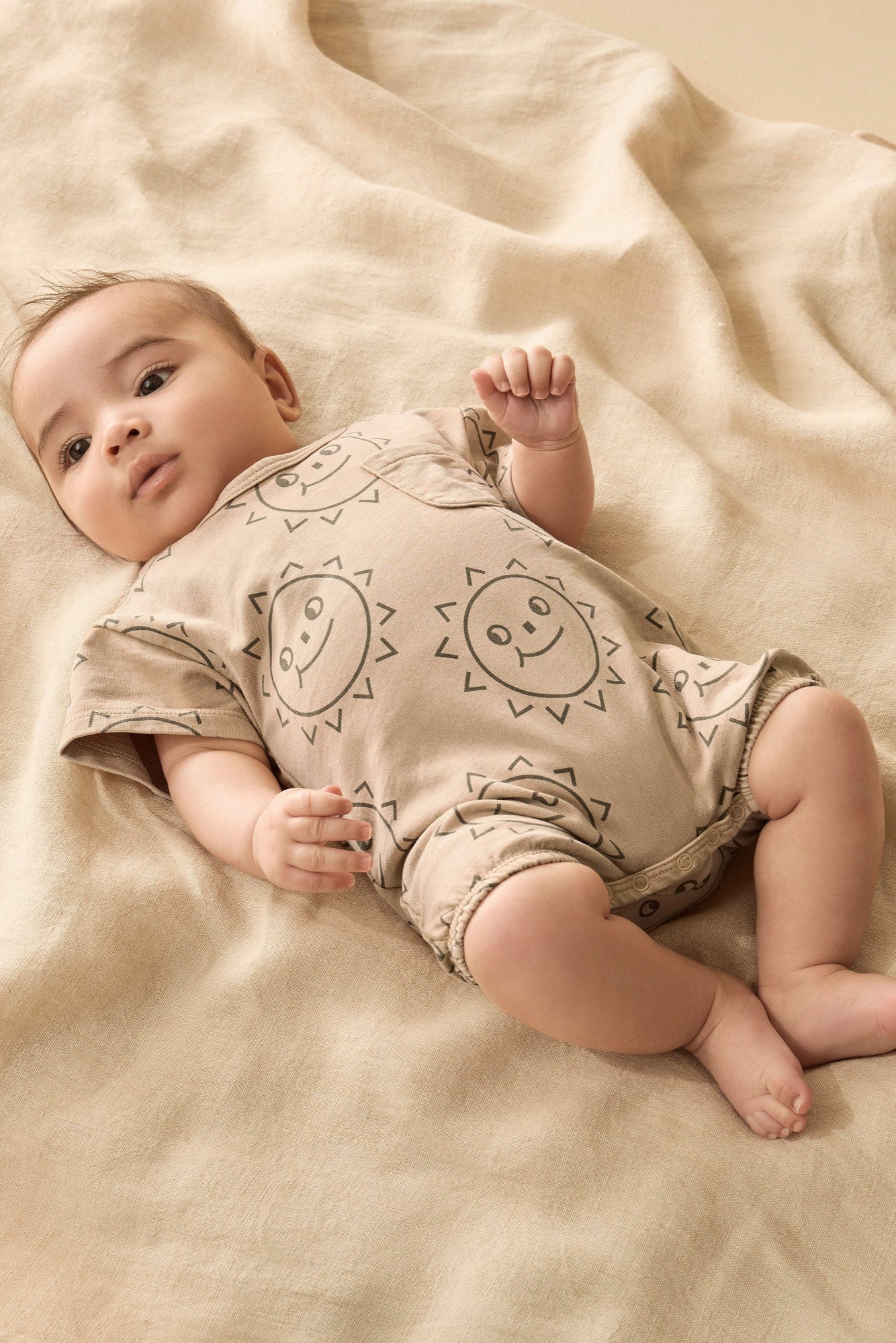 Wilson and Frenchy Happy Days Organic Sweat Growsuit