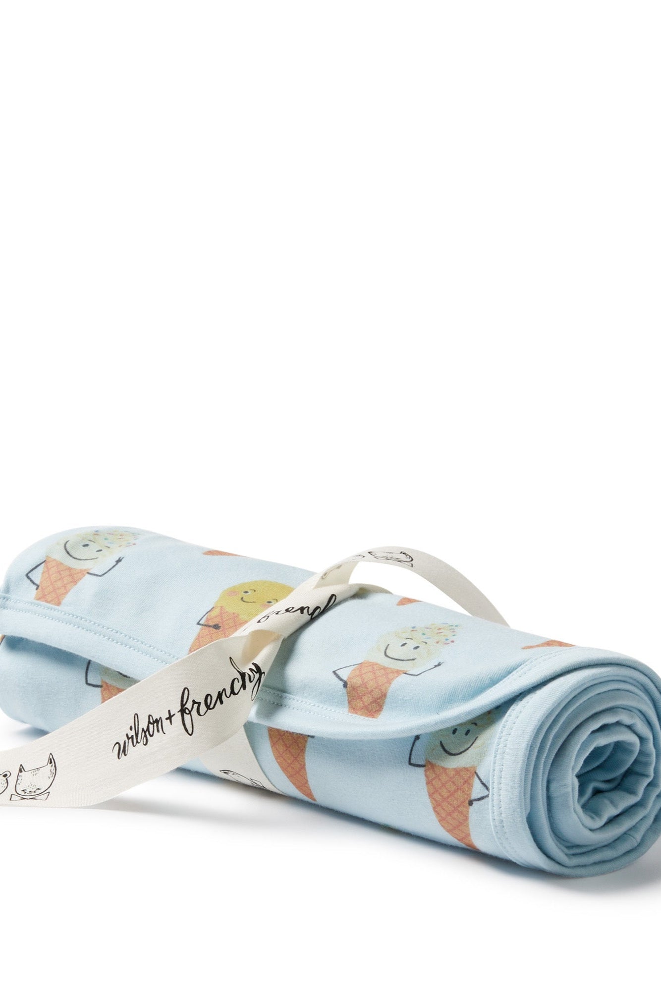 Wilson and Frenchy Frosty Friends Organic Bunny Rug