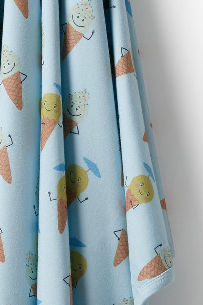 Wilson and Frenchy Frosty Friends Organic Bunny Rug