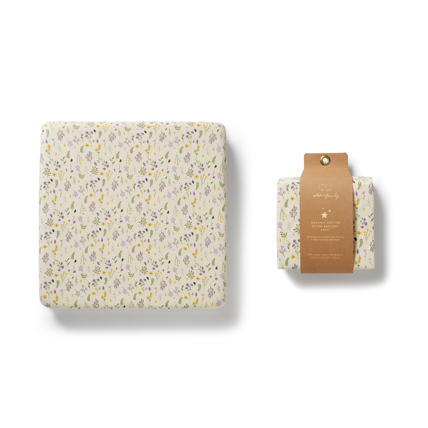Wilson and Frenchy Bella Floral Organic Cot Sheet