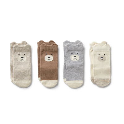 Wilson and Frenchy Unisex Organic 4 Pack Baby Socks