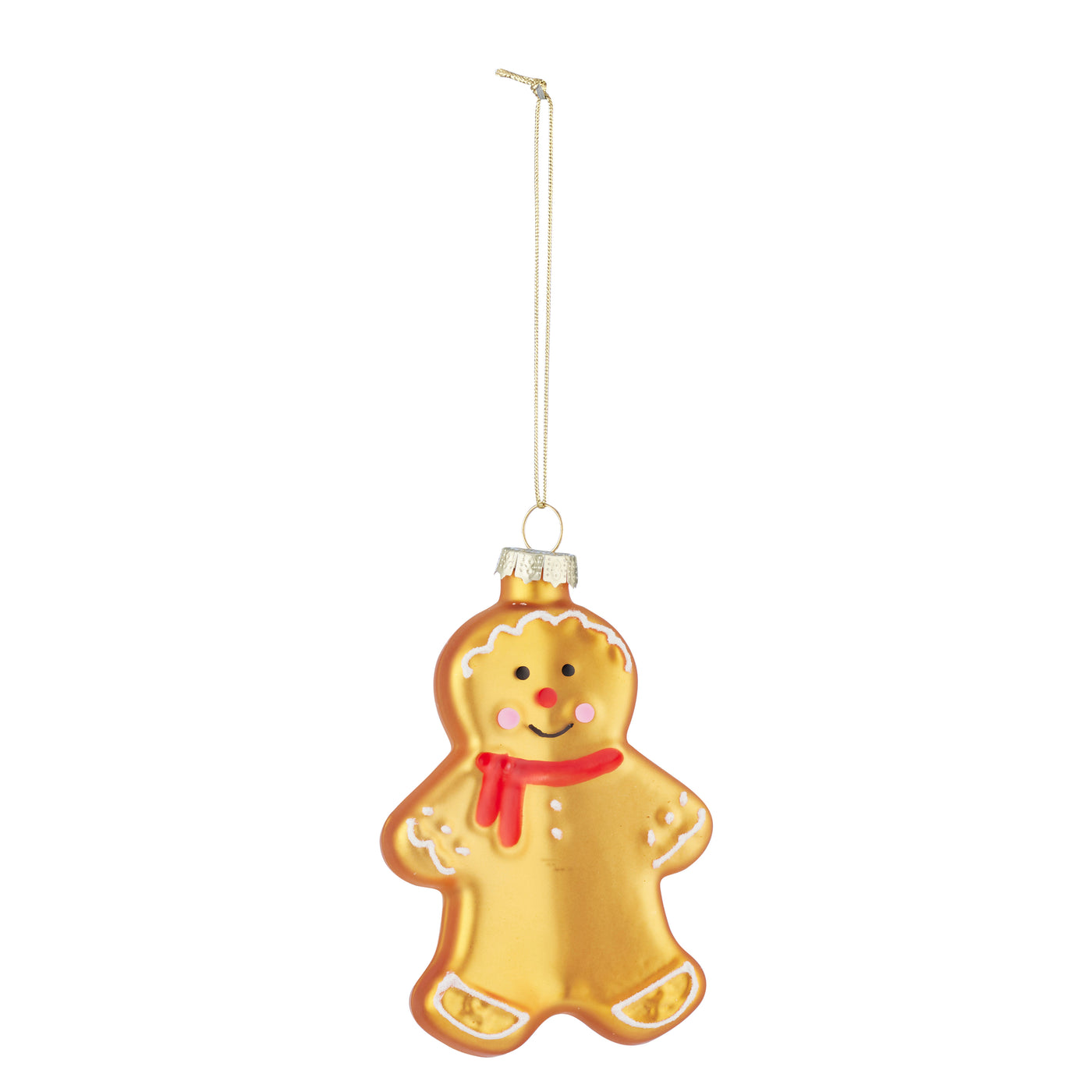 G'Bread Man Ornament Glass