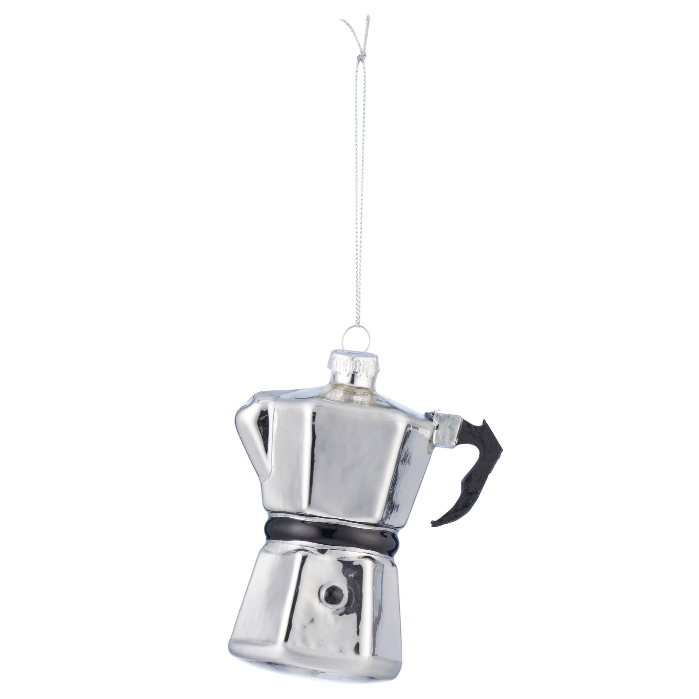 Stove Top Coffee Maker Ornament Glass