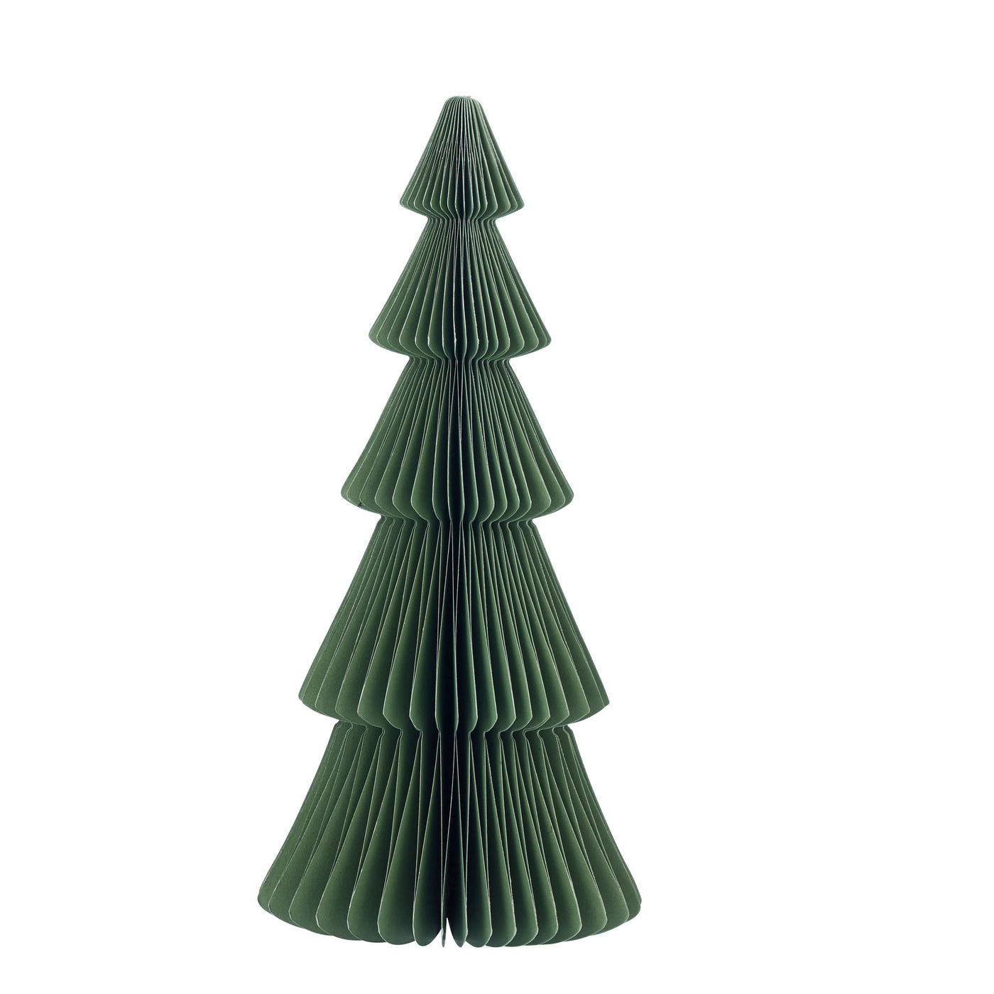 5 tier Tree Paper Decor 14x31cm Grn