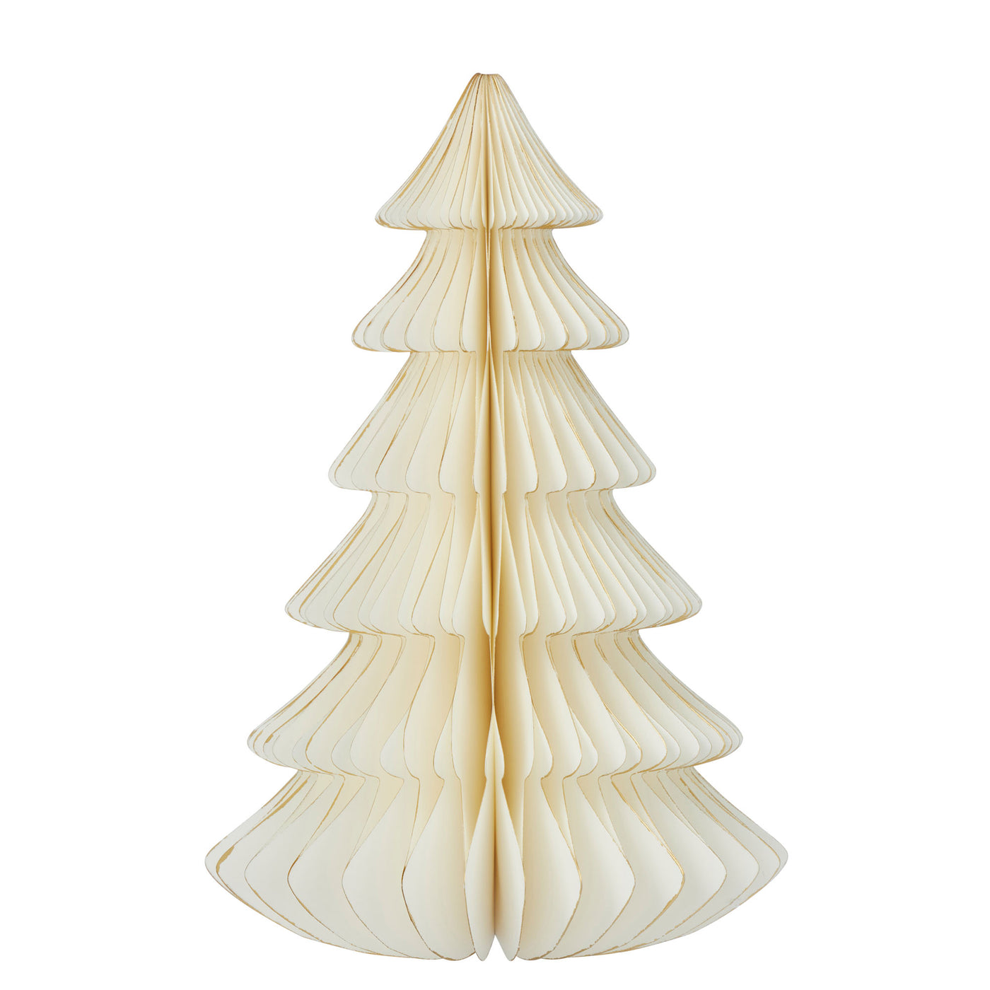 6 tier Tree Paper Decor 17x25cm White