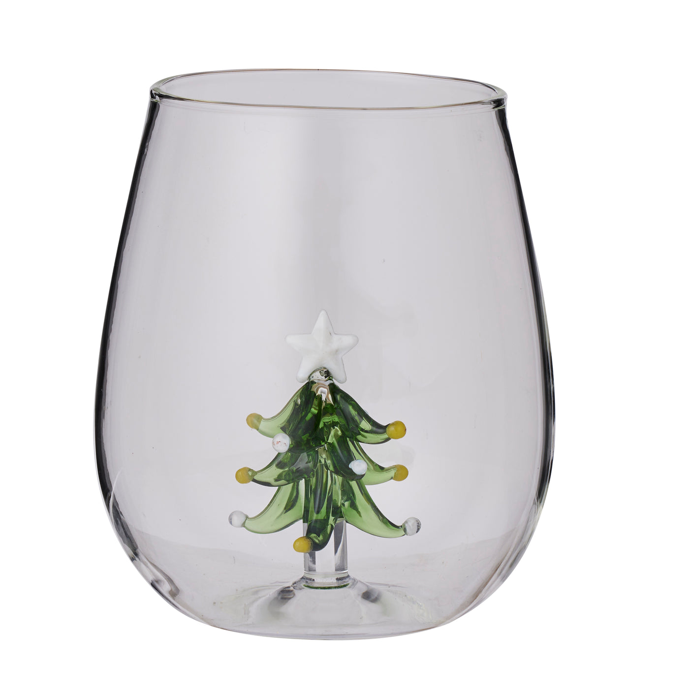 Wine Glass Christmas Tree