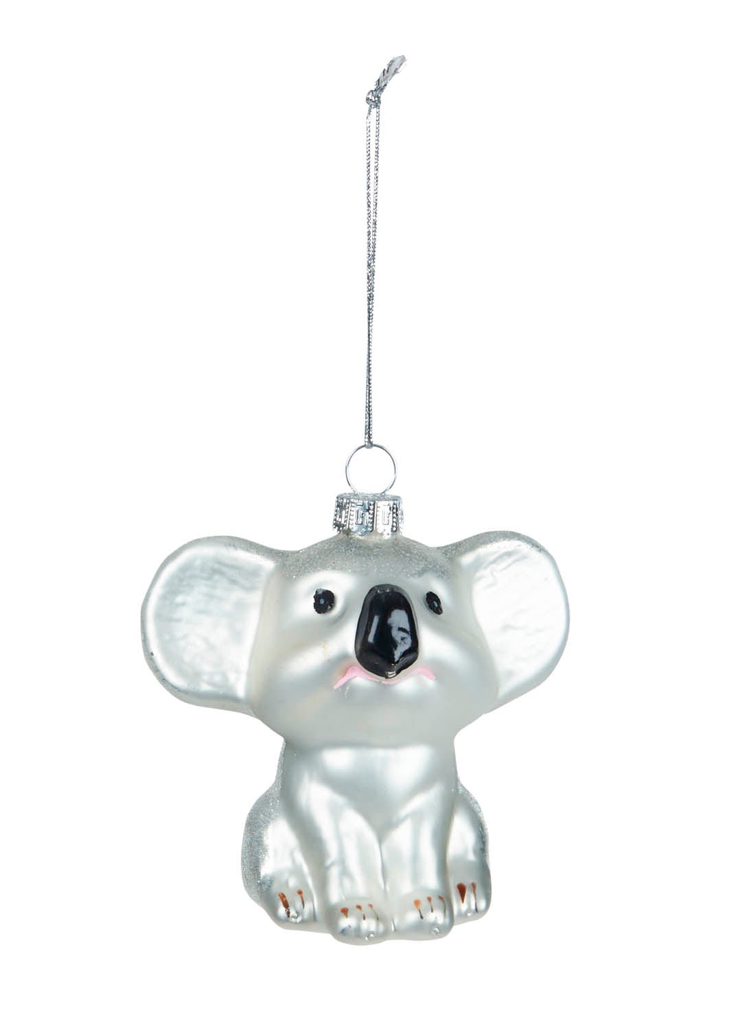 Christmas Decorations Glass Koala Bauble