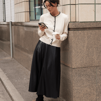 Brave and True Concrete Jungle Skirt Black