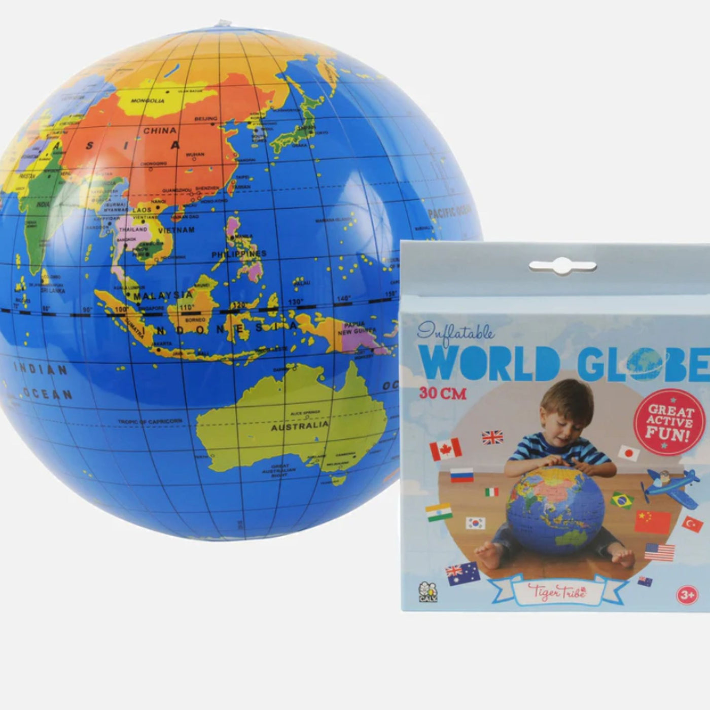 Inflatable World Globe