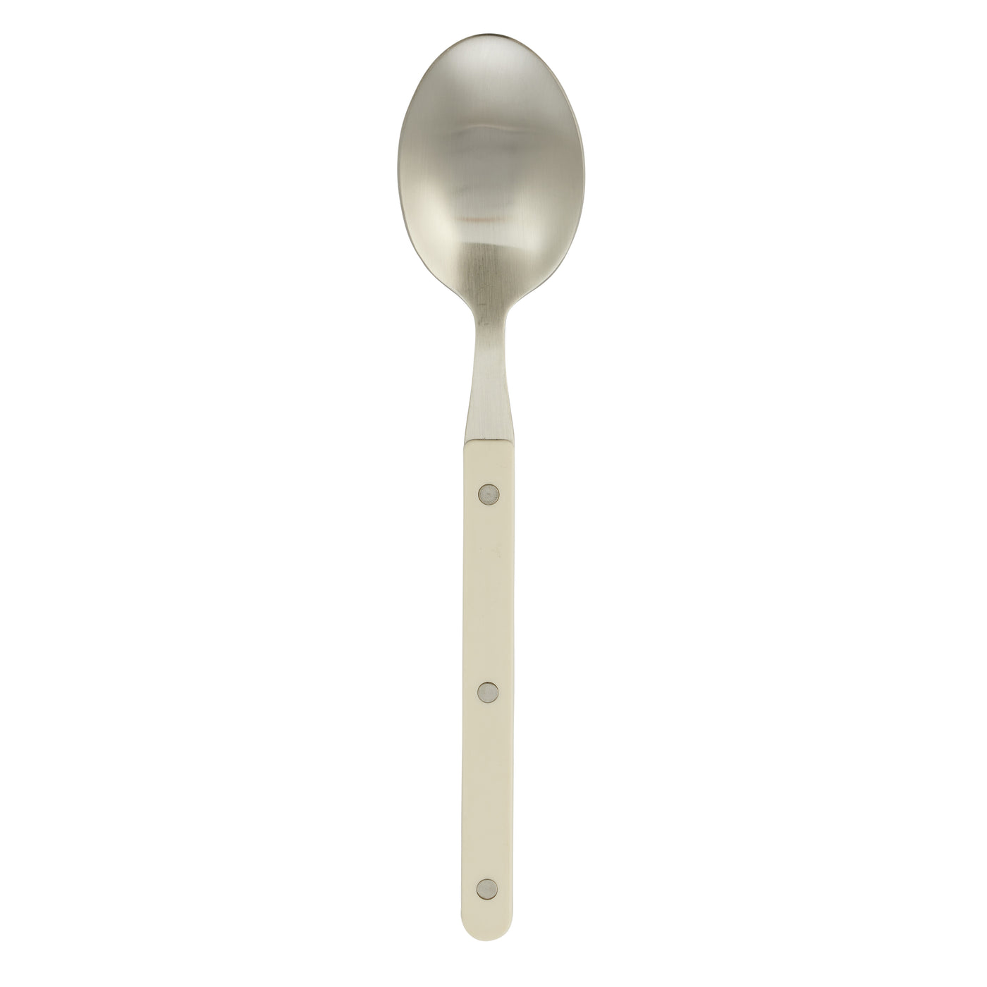 Remy Stainless Steel Dessert Spoon Ivory