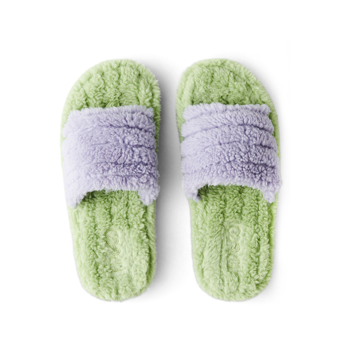 Kip and Co Mint Gelato Quilted Sherpa Adult Slippers