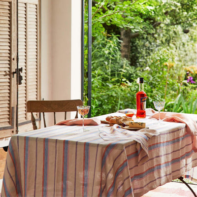 Kip and Co Linen Tablecloth Maldives Stripe