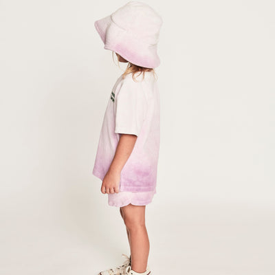 Missie Munster Blossom Tee in Lilac Dip Dye