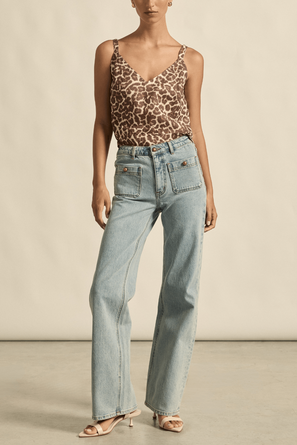 Zoe Kratzmann Memo Top Ocelot