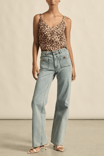 Zoe Kratzmann Memo Top Ocelot