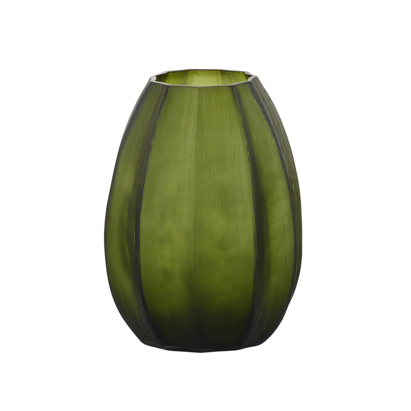 Mossman Green Glass Vase