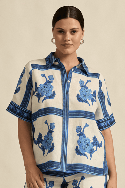 Zoe Kratzmann Pixel Top Azure Collage