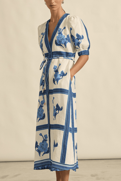 Zoe Kratzmann Portrait Dress Azure Collage
