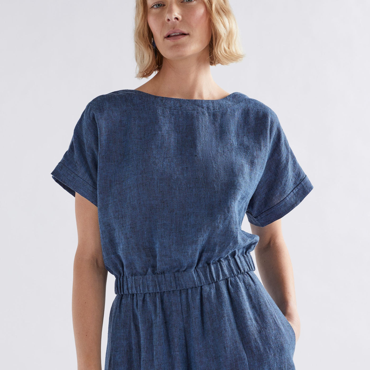 Elk The Label Sav Top in Denim