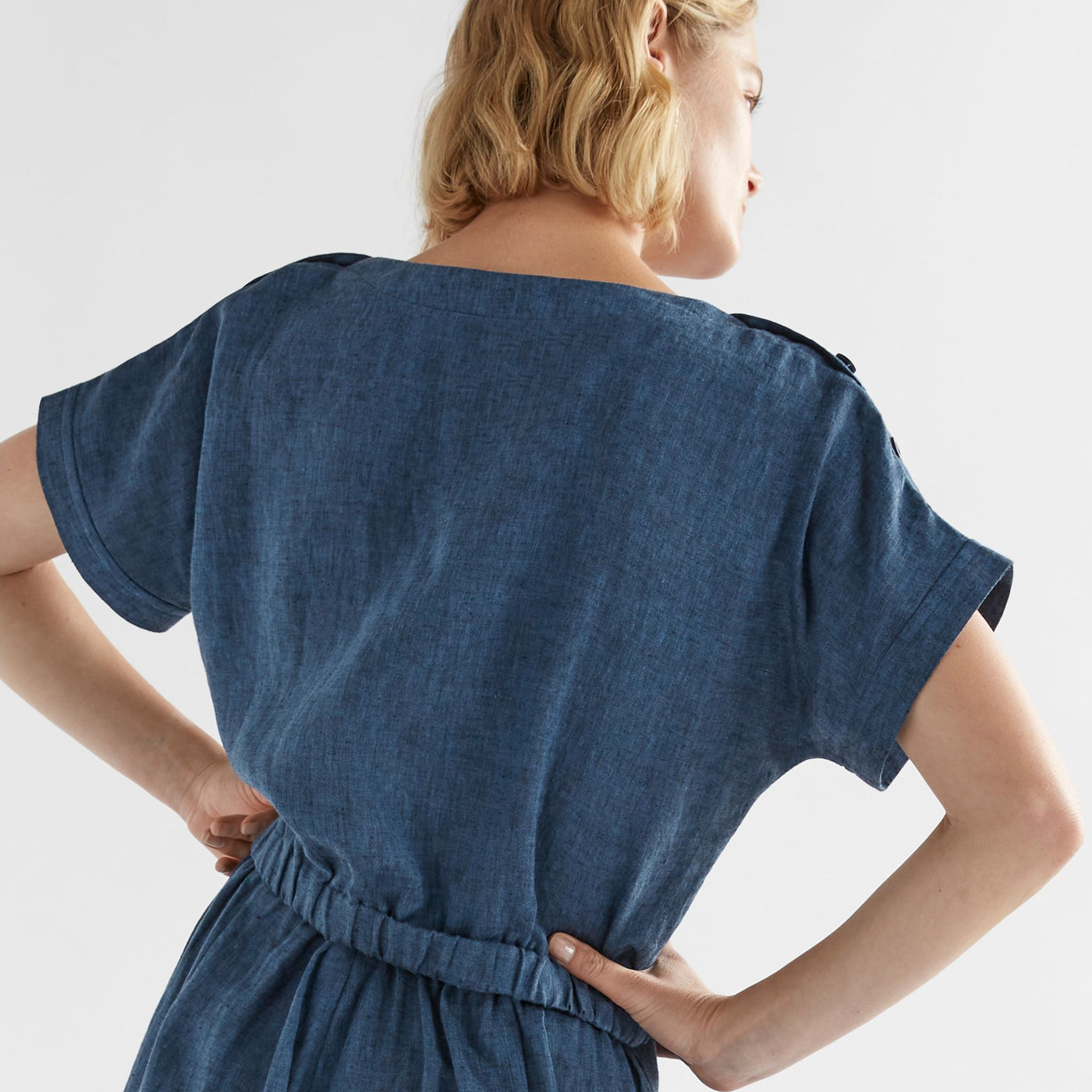 Elk The Label Sav Top in Denim