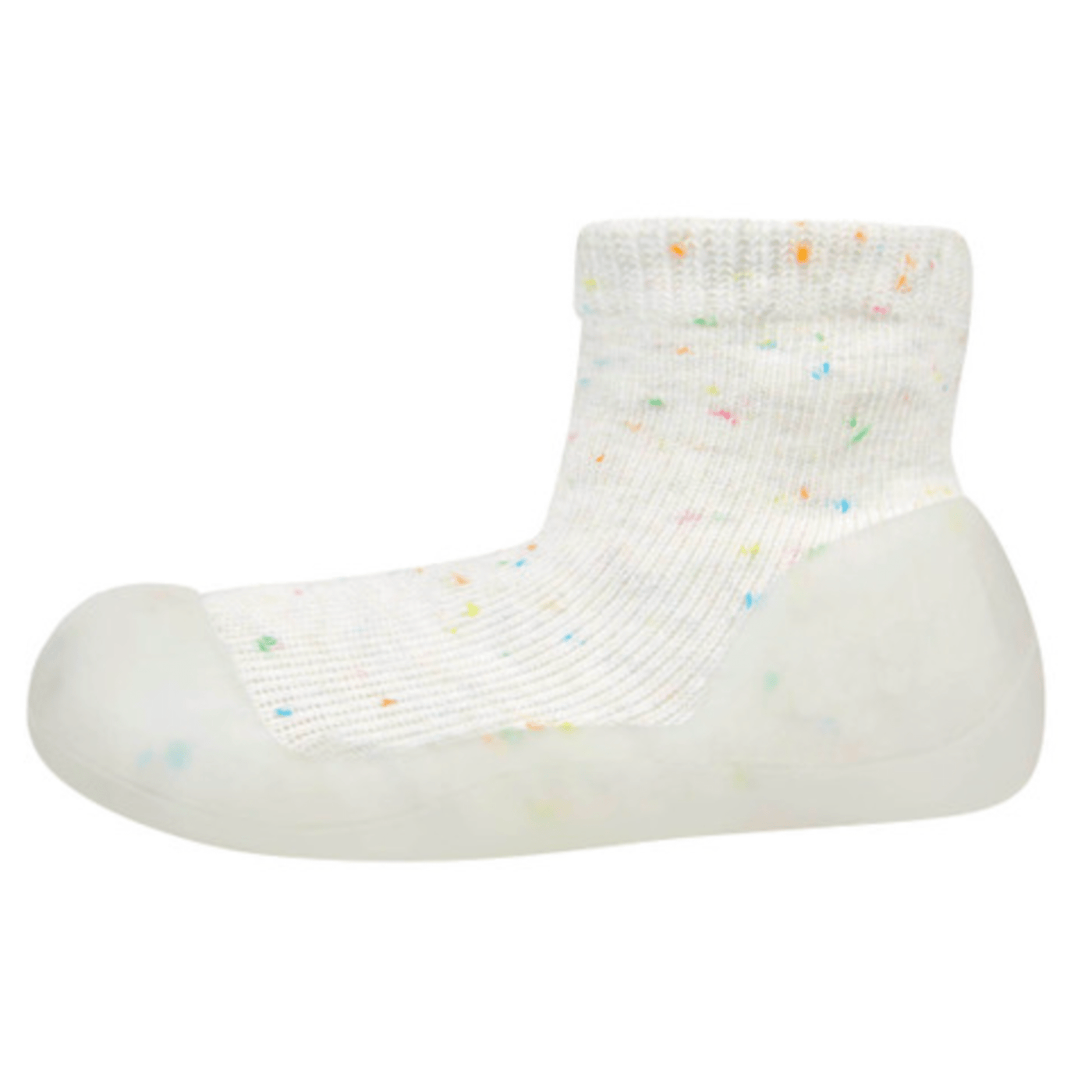 Toshi Organic Hybrid Rubber Sole Socks Dreamtime Snowflake