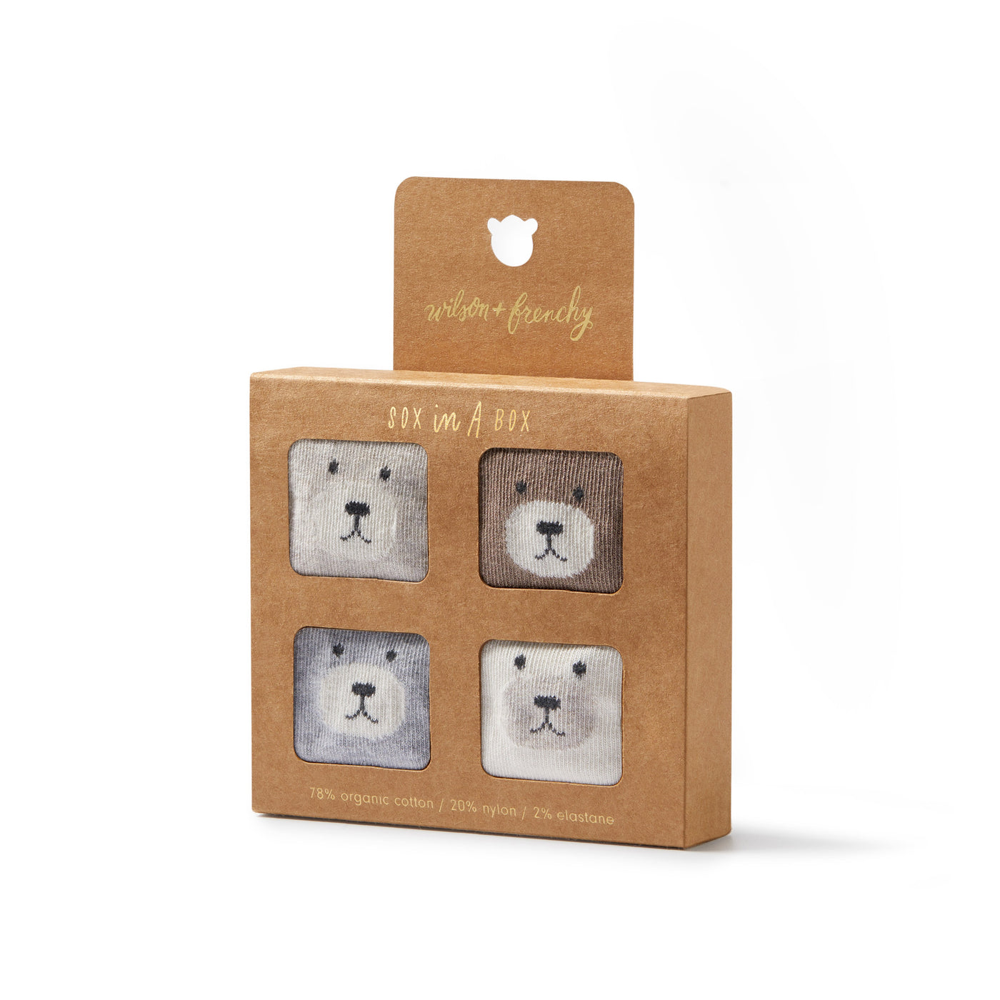 Wilson and Frenchy Unisex Organic 4 Pack Baby Socks