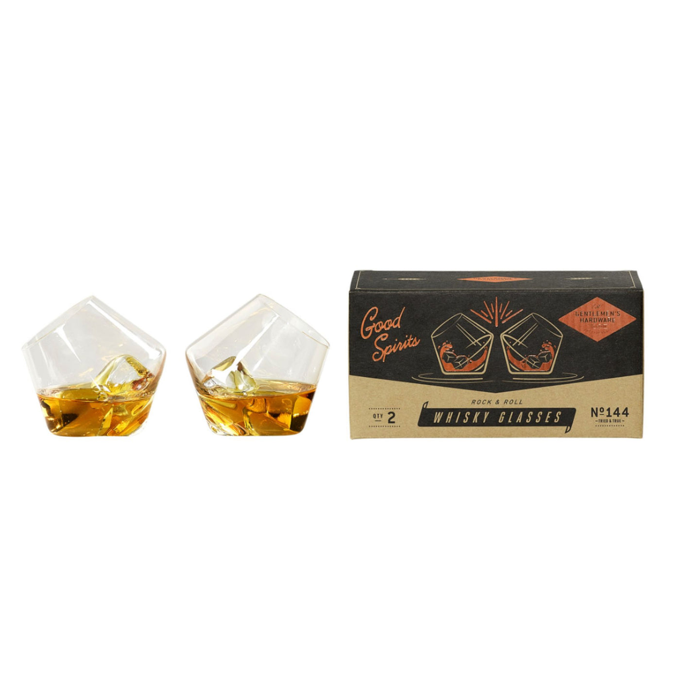 Gentleman's Hardware Rocking Whisky Glasses