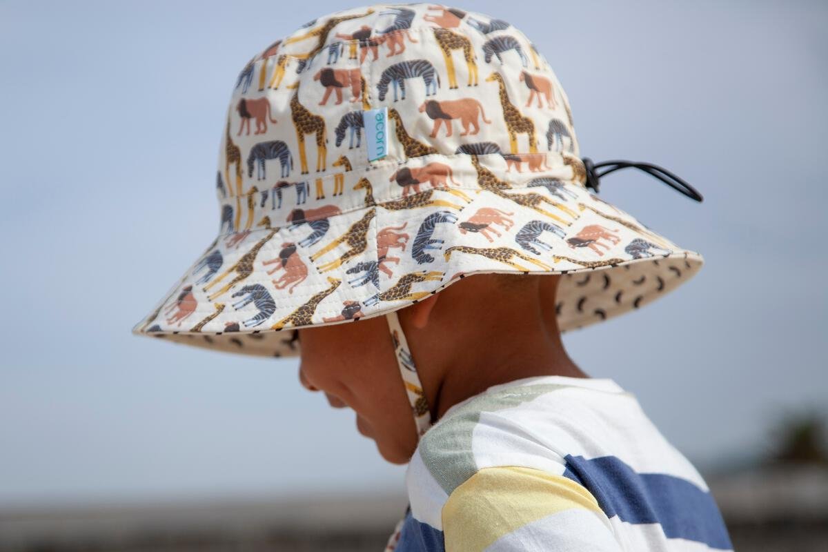 Acorn Kids Safari Broad Wide Brim Bucket Hat