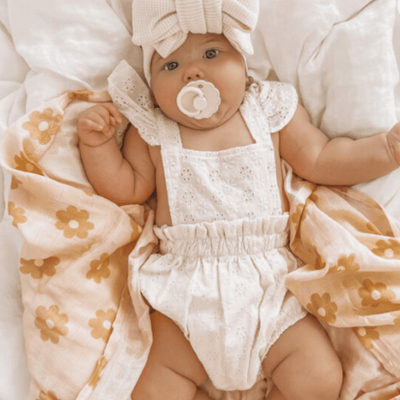 Daisy Chain Organic Muslin Wrap Swaddle