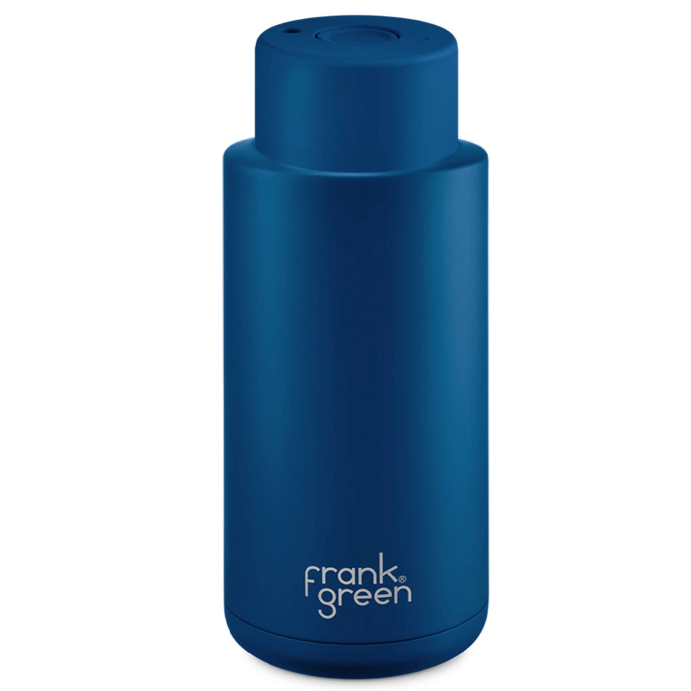 Frank Green Stainless Steel Ceramic Reusable Bottle in Deep Ocean