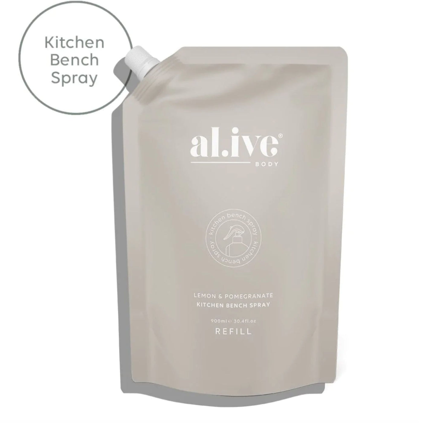 Al.ive Refills Kitchen Bench Spray Lemon & Pomegranate