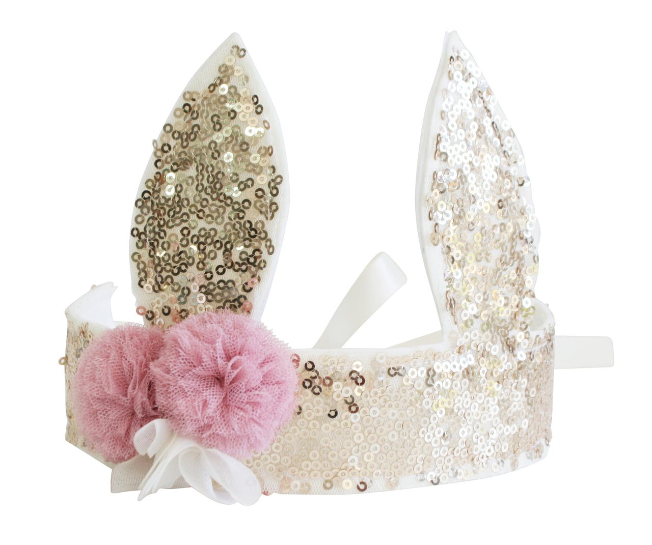 Sequin Bunny Crown - The Corner Booth