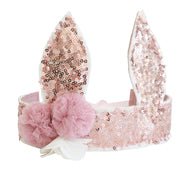 Sequin Bunny Crown - The Corner Booth