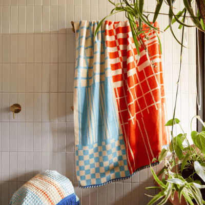 Sage and Clare Fresno Bath Sheet in Paprika