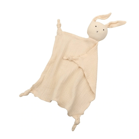 Muslin Bunny Baby Comforter - The Corner Booth