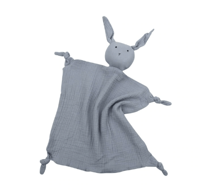 Muslin Bunny Baby Comforter - The Corner Booth