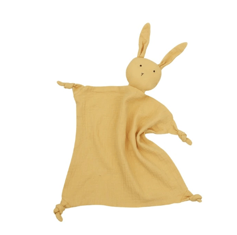 Muslin Bunny Baby Comforter - The Corner Booth