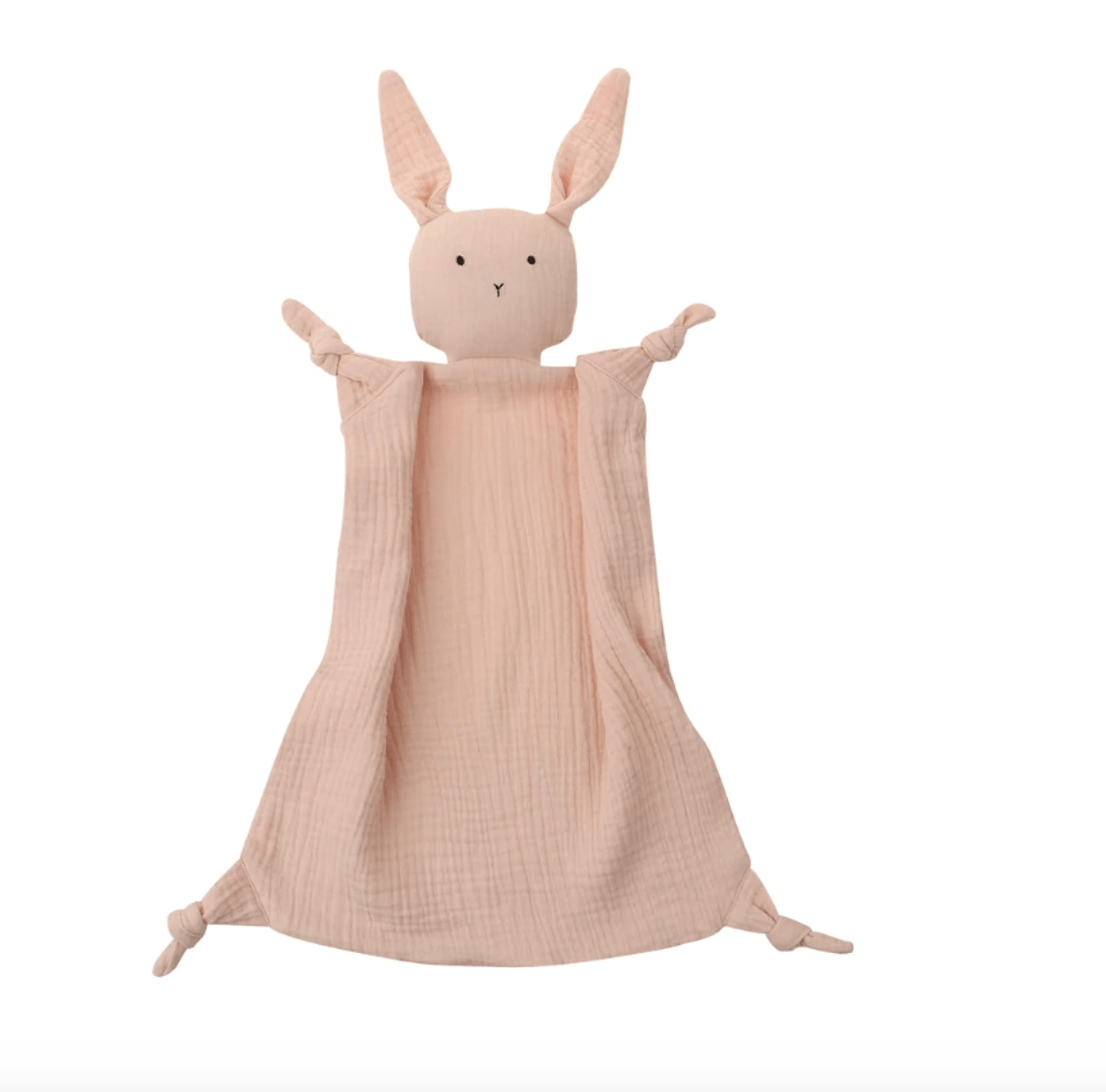 Large Muslin Bunny Baby Comforter