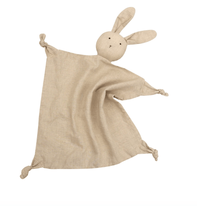 Large Muslin Bunny Baby Comforter