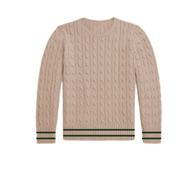 Milky Natural Cable Knit Jumper