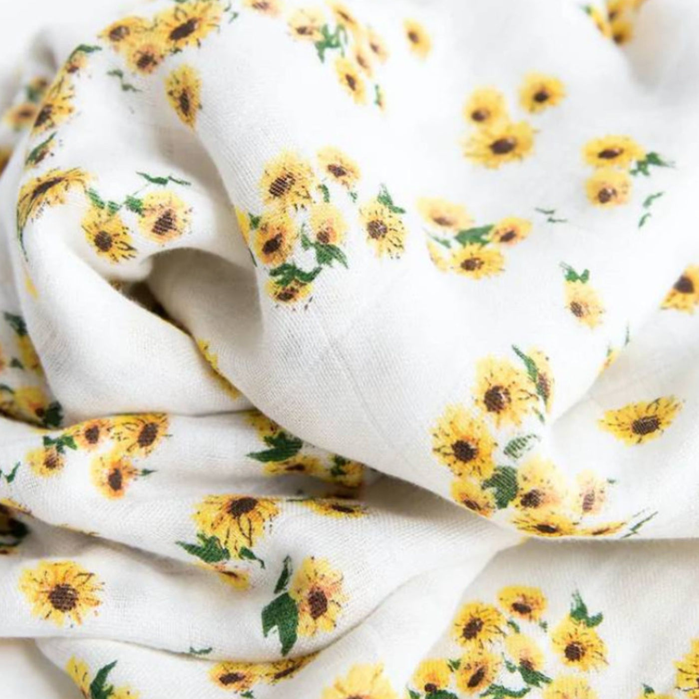 Baby Swaddle Ditzy Sunflower