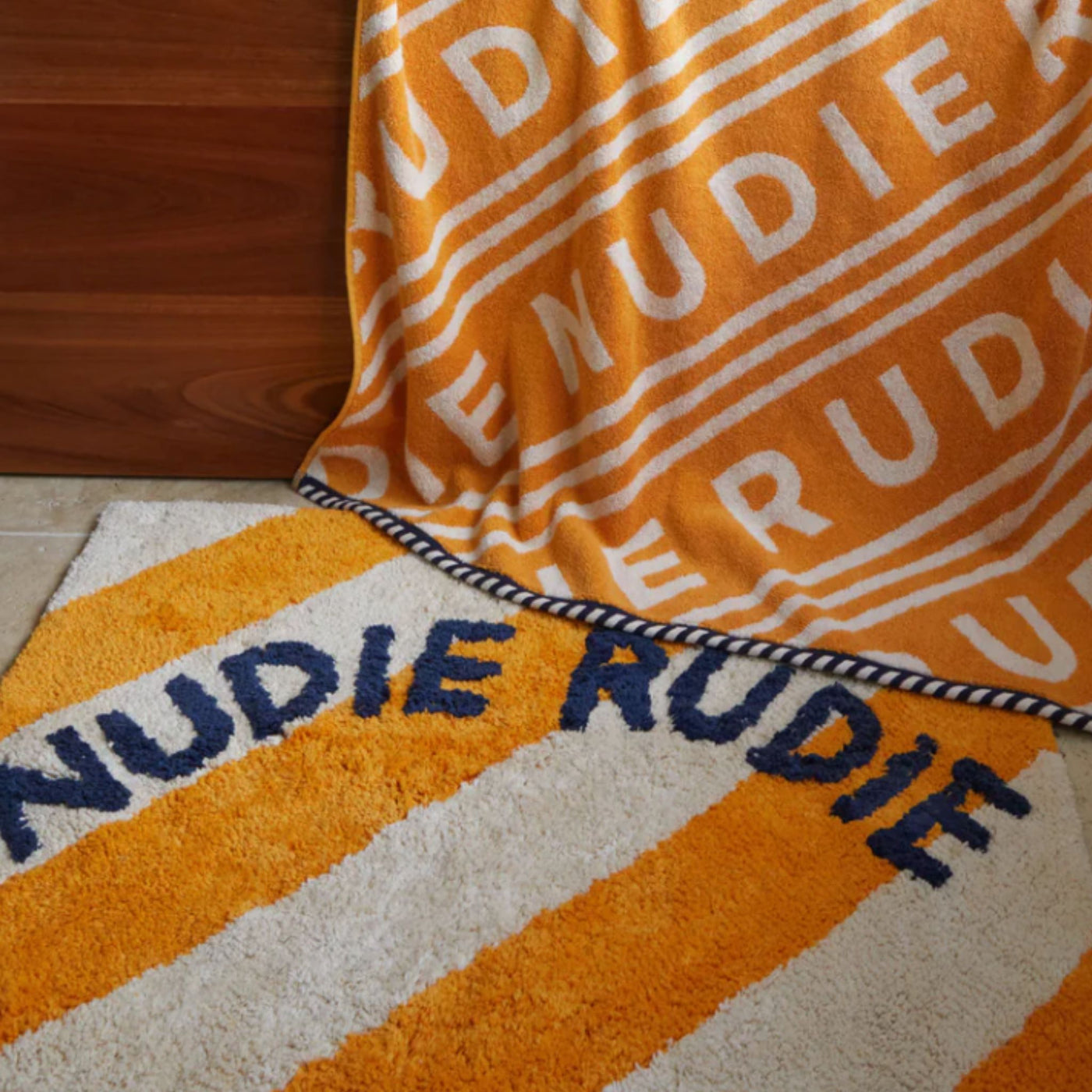 Sage and Clare Campania Nudie Bath Mat in Marigold