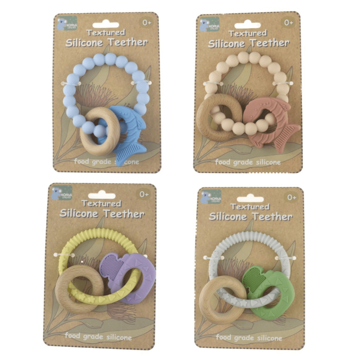 Koala Dream Textured Silicone Teether