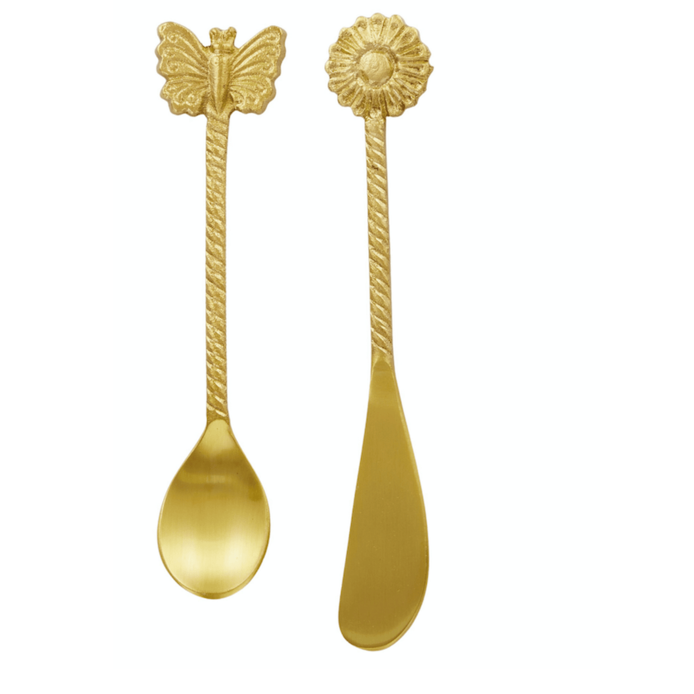 Brass Spreader/ Spoon set